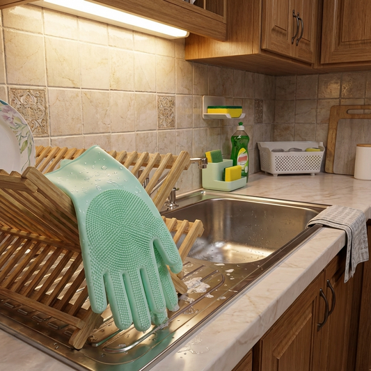 2pc Silicone Cleaning Gloves